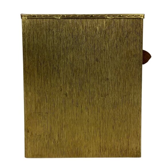 Vintage Stylebuilt 3-Piece Gold Plated Butterfly Bath Set Tissue Box Soap Lotion - Picture 6 of 16